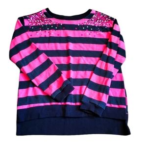 Justice Striped Sweatshirt